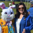 The Easter Bunny make at appearance at the first annual Beeping Easter Egg Hunt on Saturday, April 1 at the Kings Lions Park.